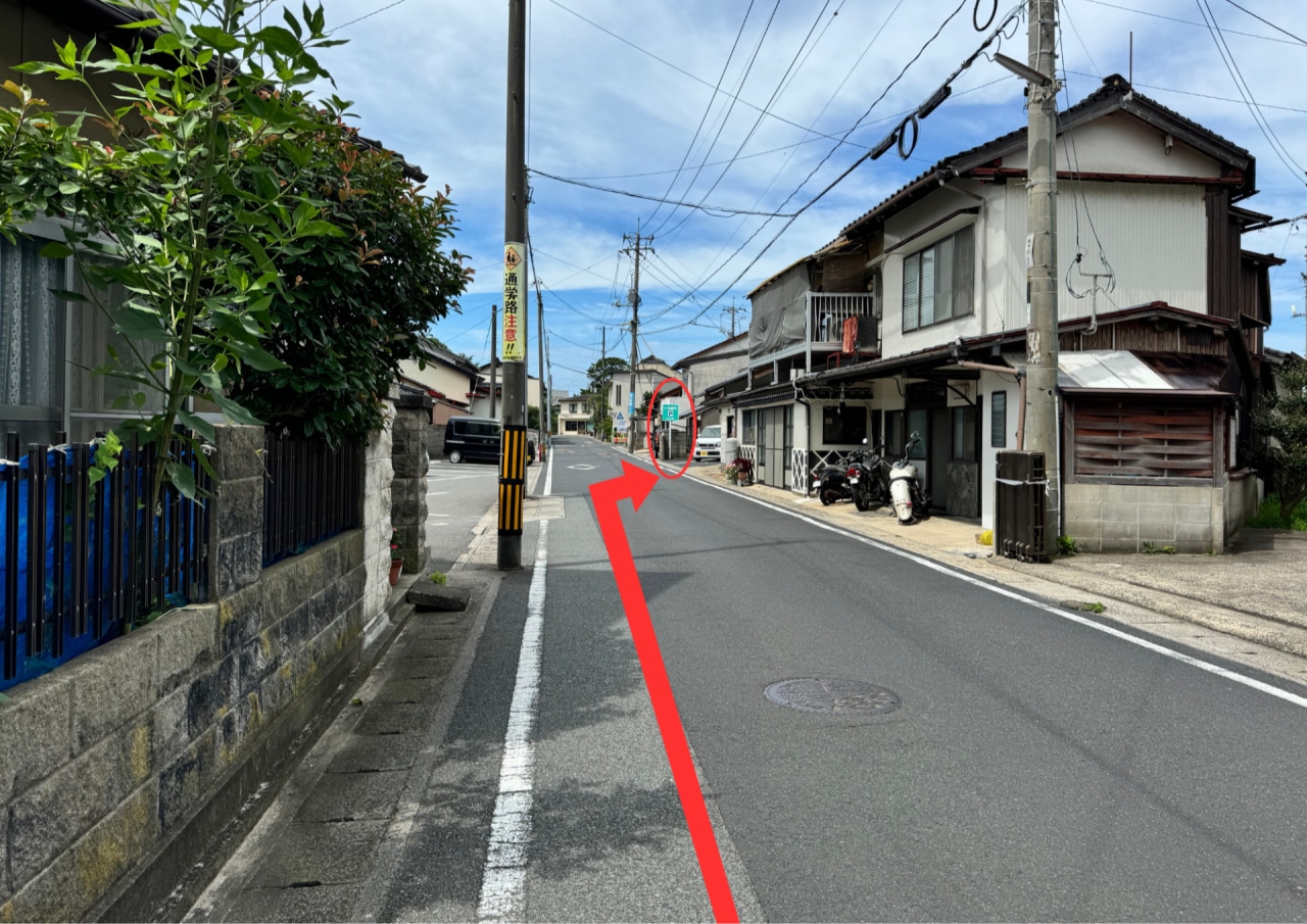 第二駐車場 道順3