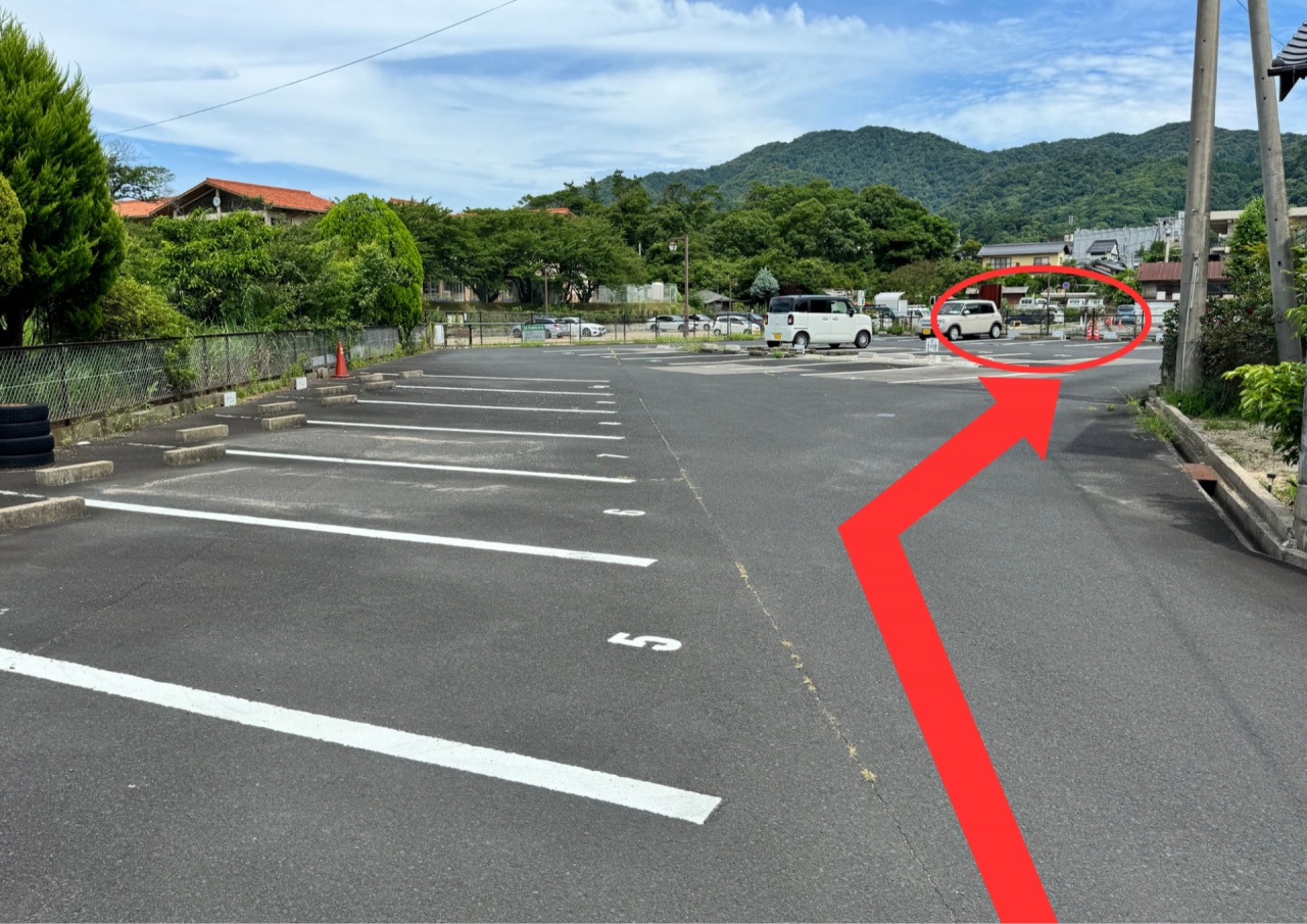 第二駐車場 道順5